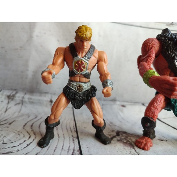 2003 Mattel McDonalds MOTU He-Man Beast Man Action Figures - Picture 2 of 7